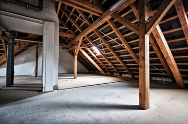 Pose de faux plafond dans les combles